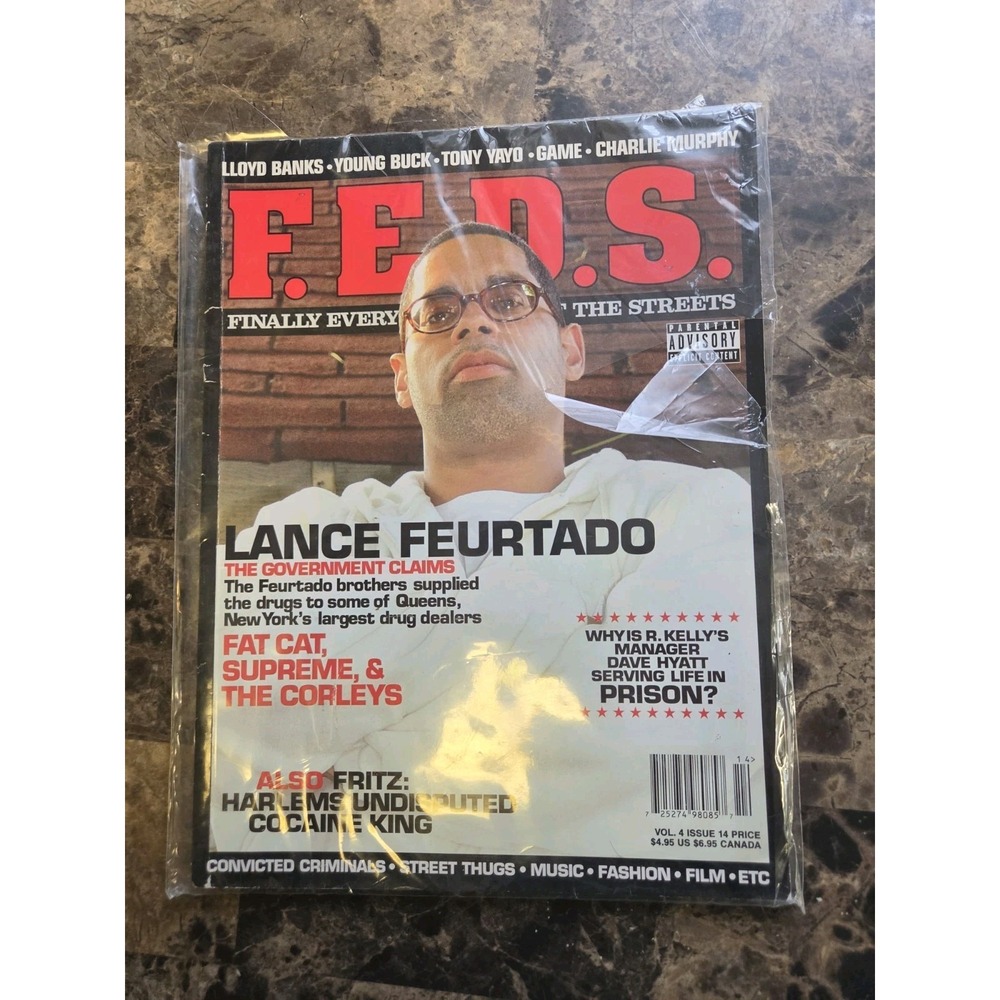F.E.D.S. Magazine Volume 4 Issue 14 Lance Feurtado RARE HARD TO FIND